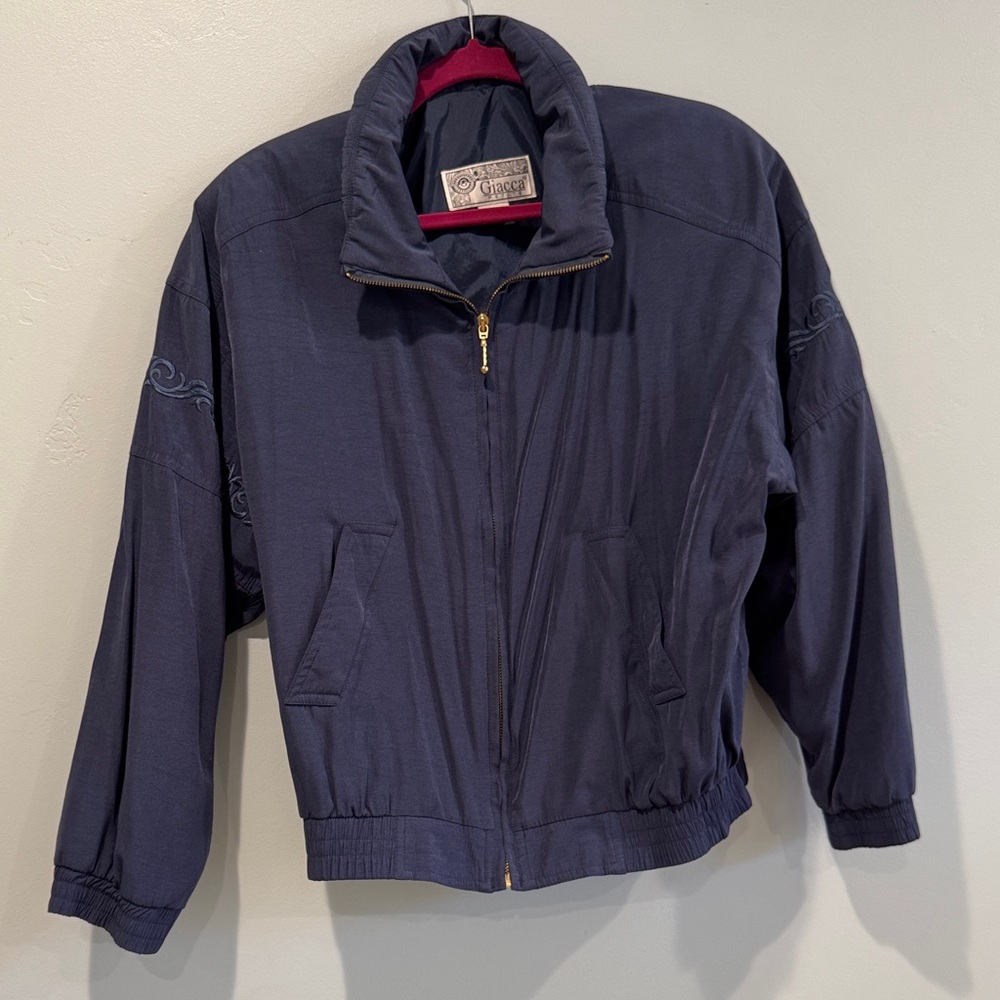 Giacca Dark Blue Windbreaker